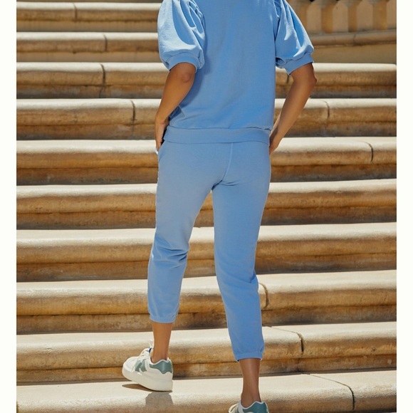 Anthropologie Blue Track Pants & Joggers - Picture 3 of 6